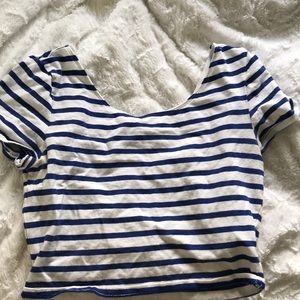 Striped Crop top